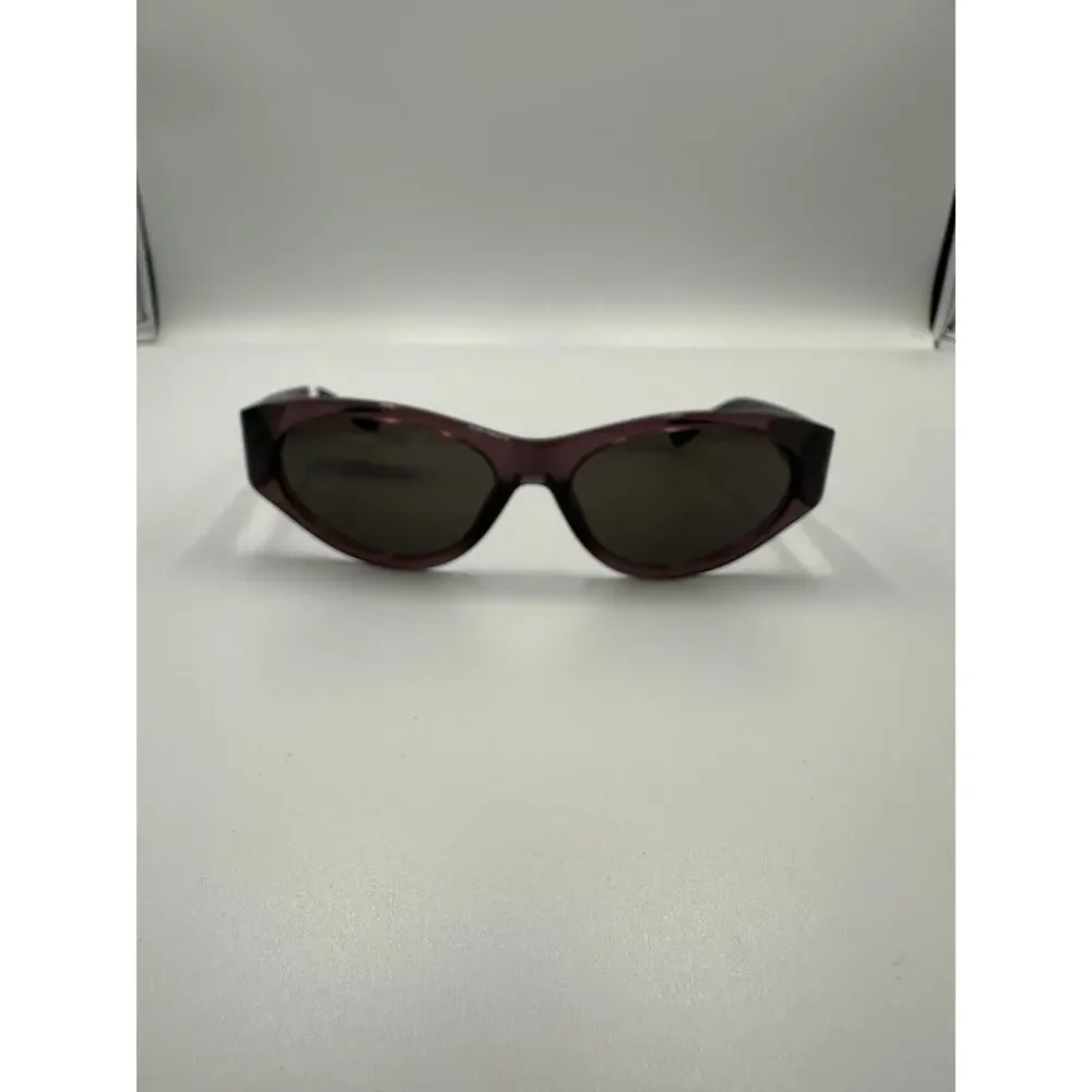 New Balenciaga BB0367S frame Violet lenses Grey  Sunglasses